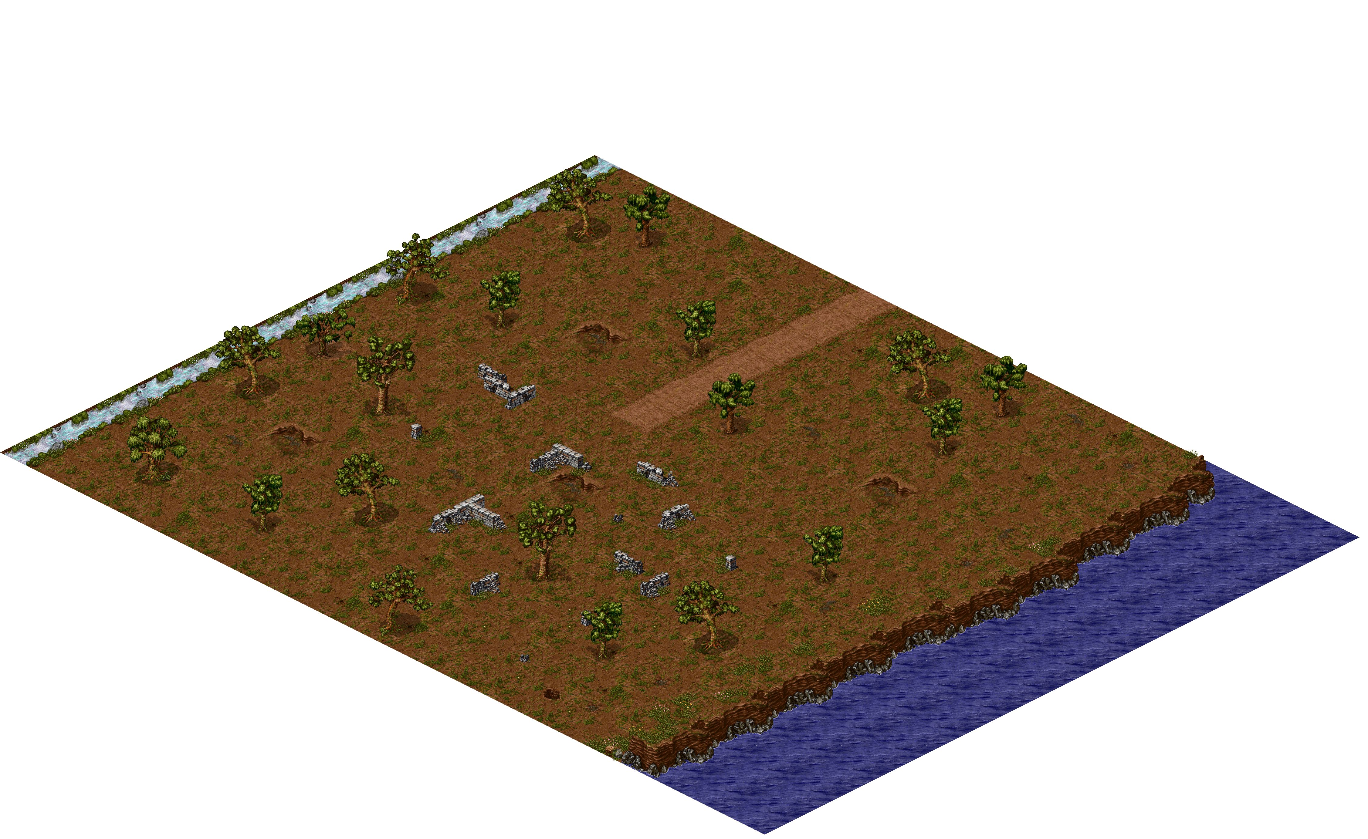 Oren Ruins 1-9 rendered terrain map