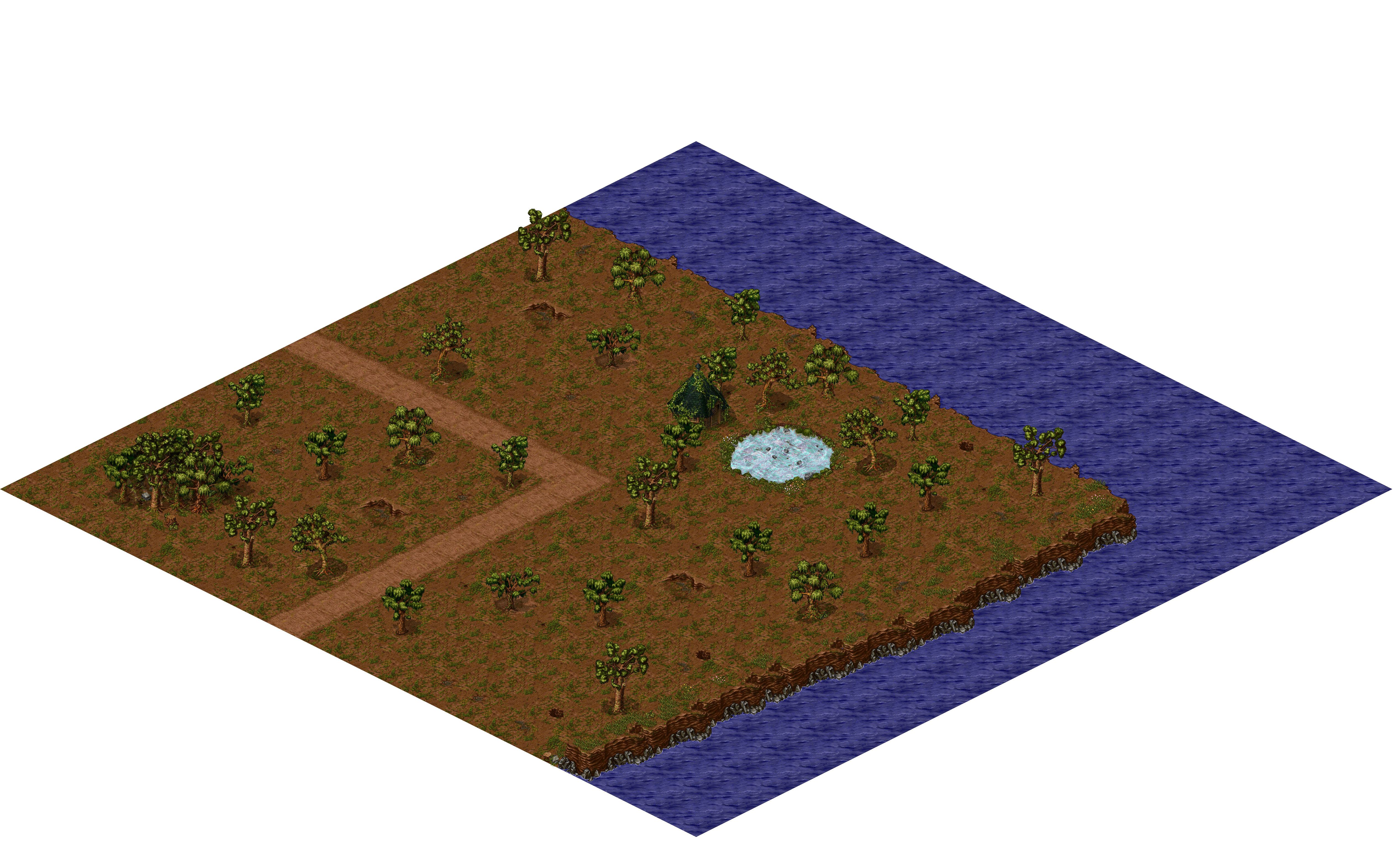 Oren Ruins 1-17 rendered terrain map