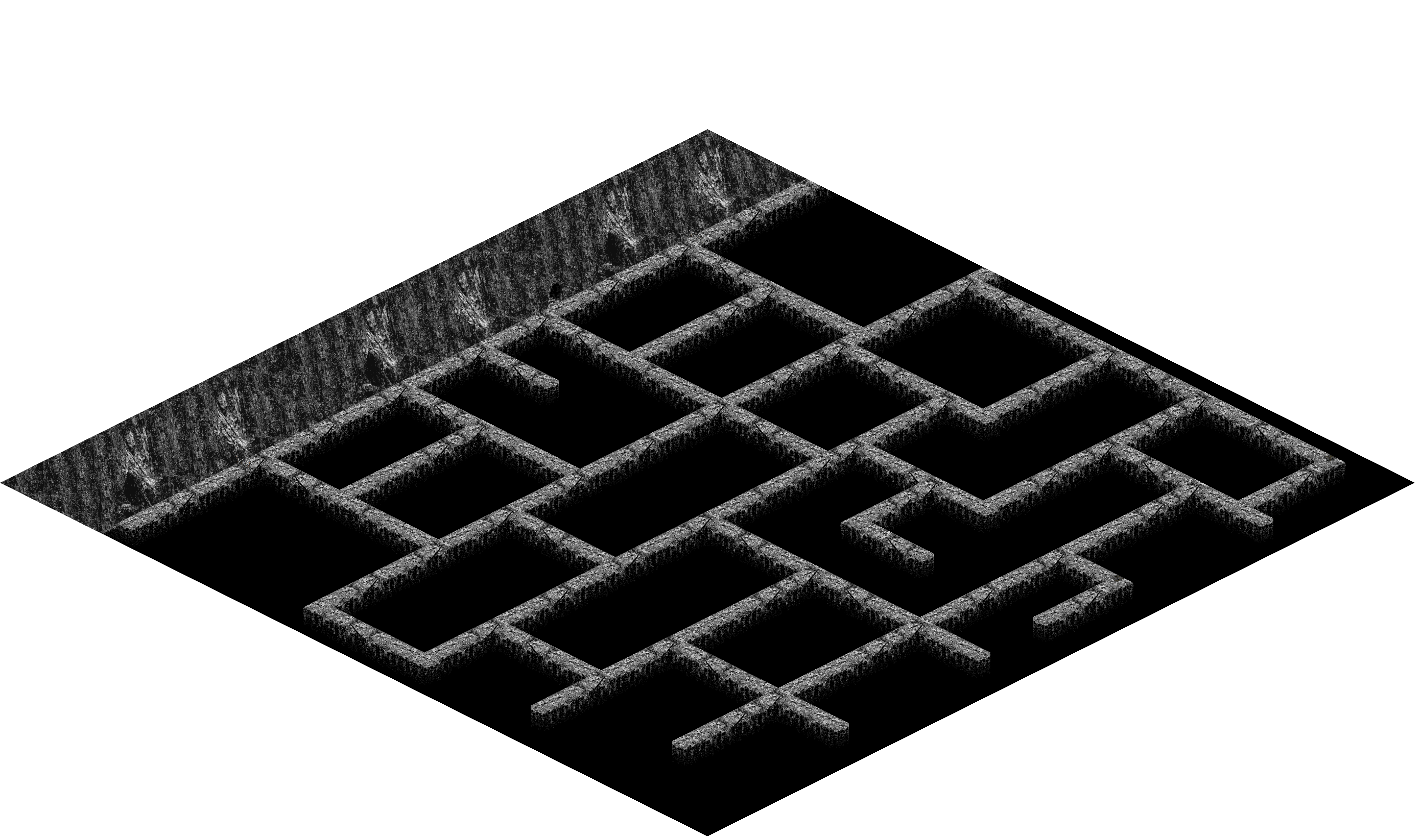 Mine 22-1 rendered terrain map