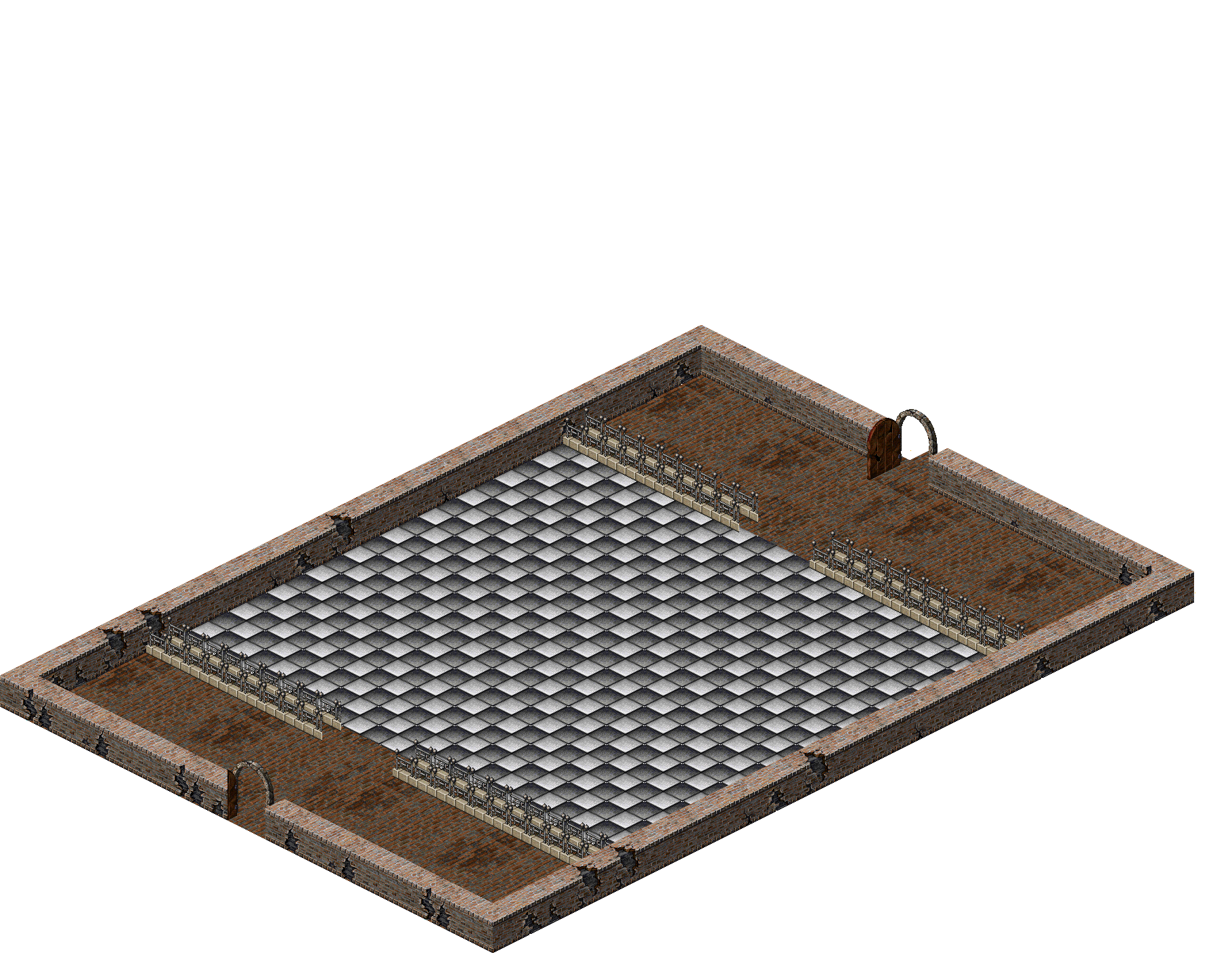 Sewer Maze 3 rendered terrain map
