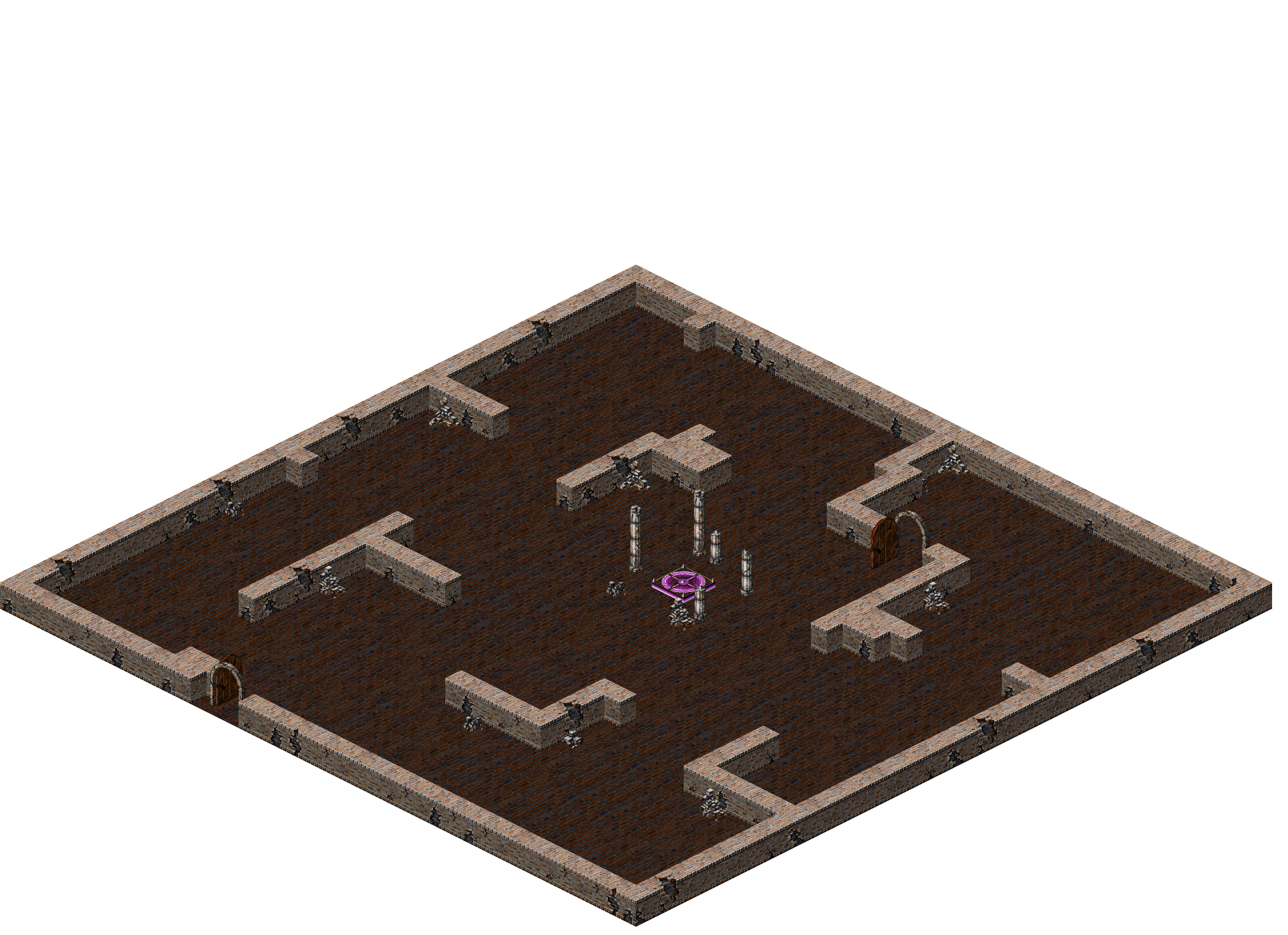 Sewer Maze 14 rendered terrain map