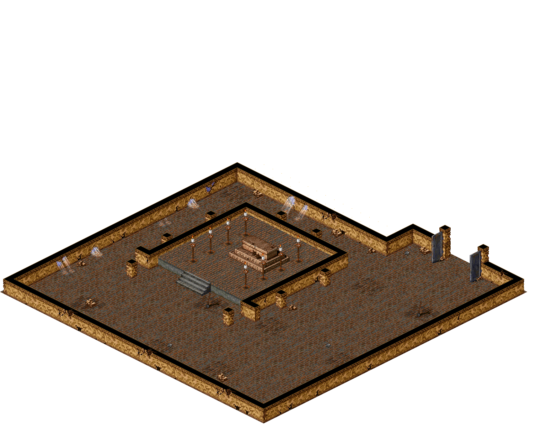Ruins Altar 1 rendered terrain map