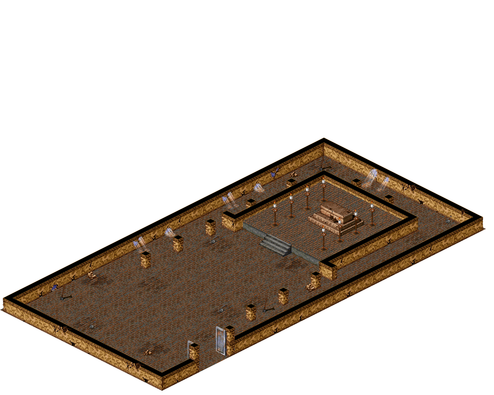 Ruins Altar 4 rendered terrain map