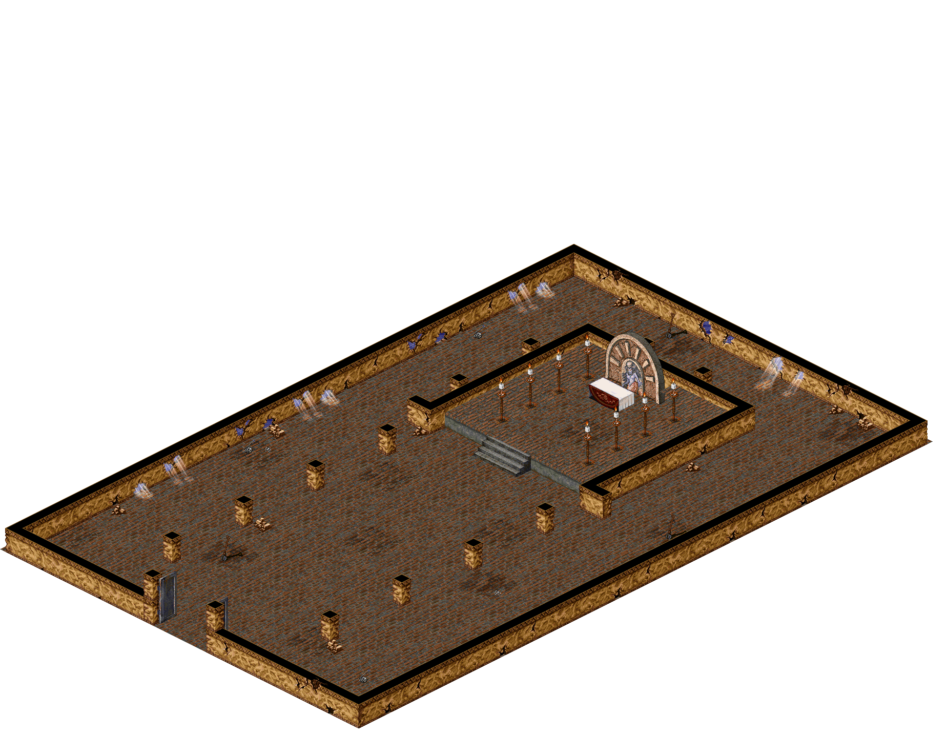Ruins Altar 5 rendered terrain map