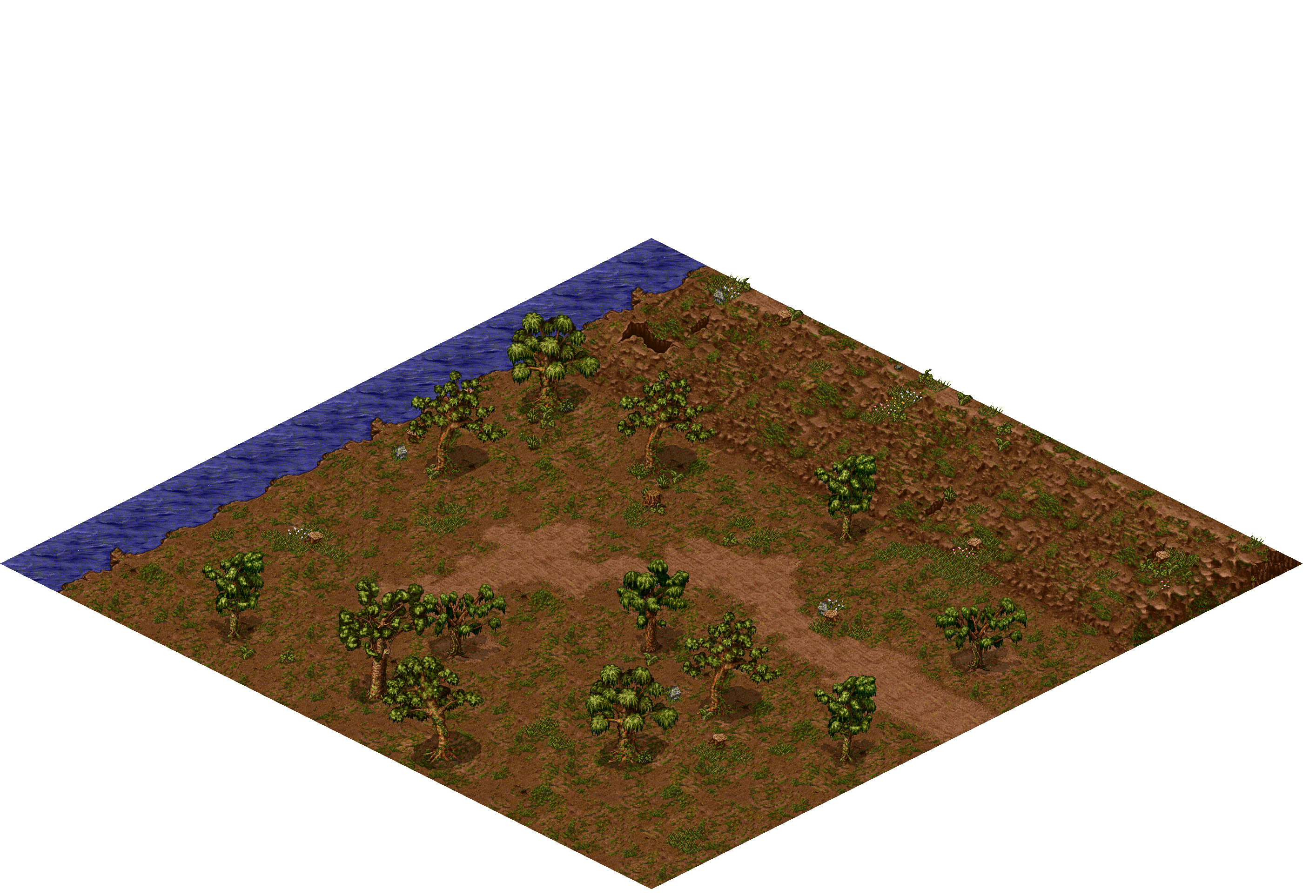 Map 6606 rendered terrain map