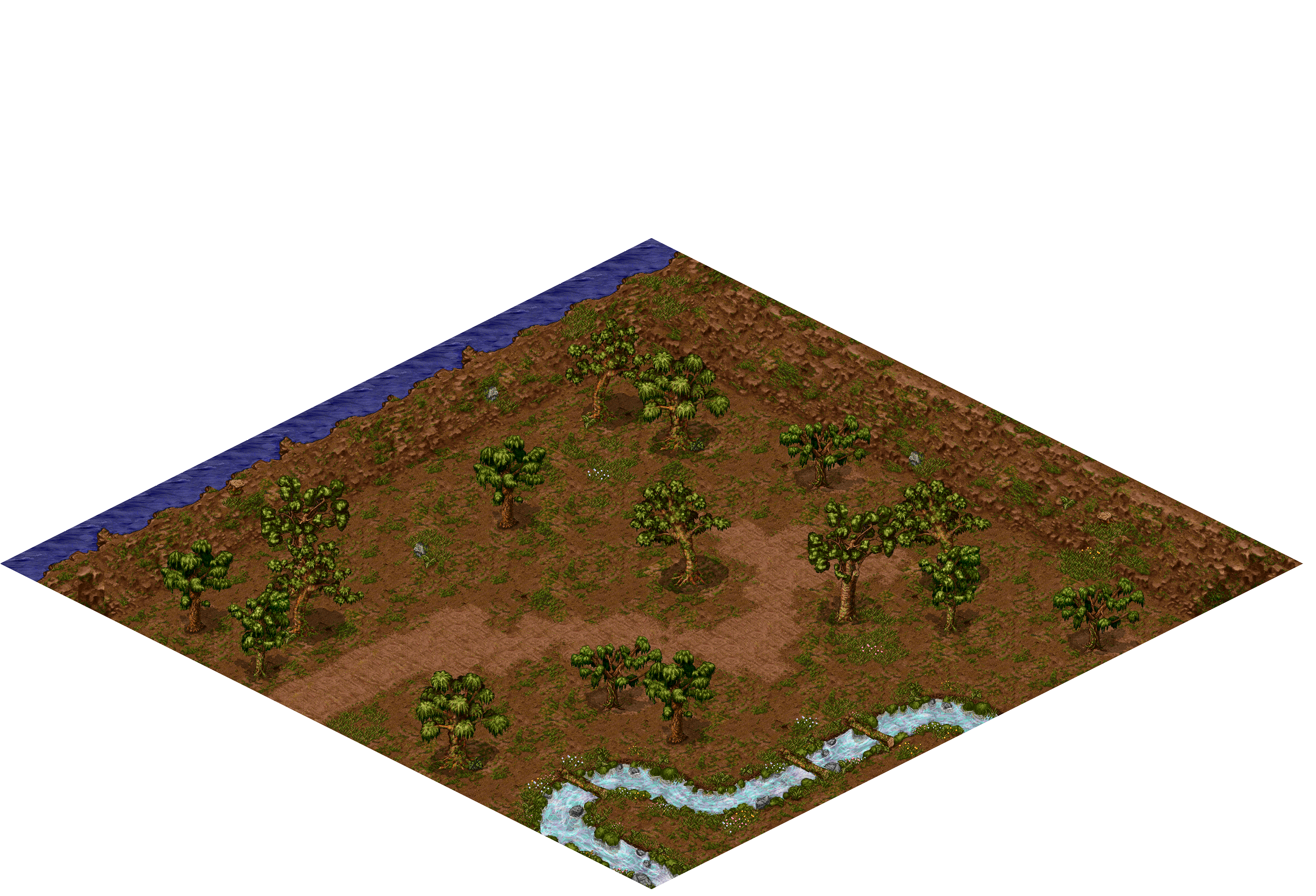 Map 6612 rendered terrain map