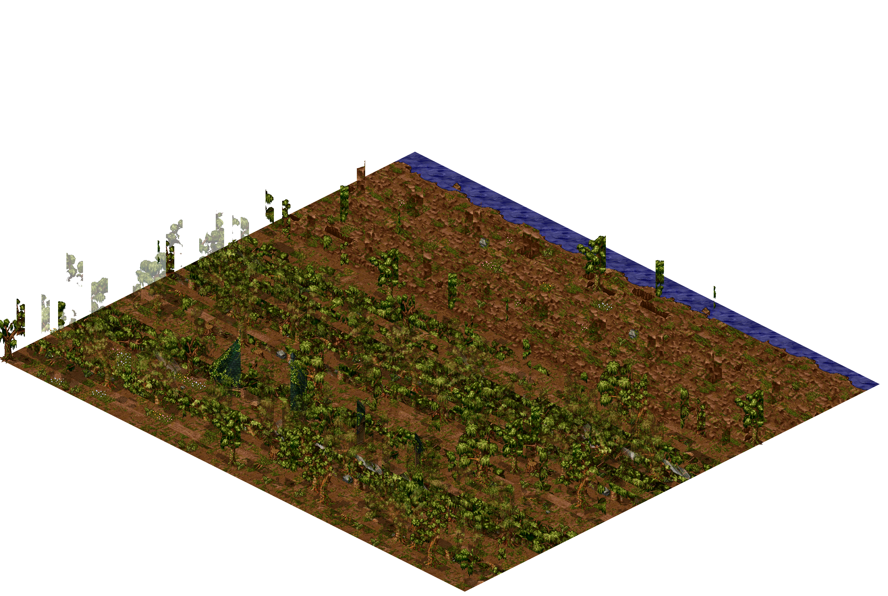 Map 6616 rendered terrain map