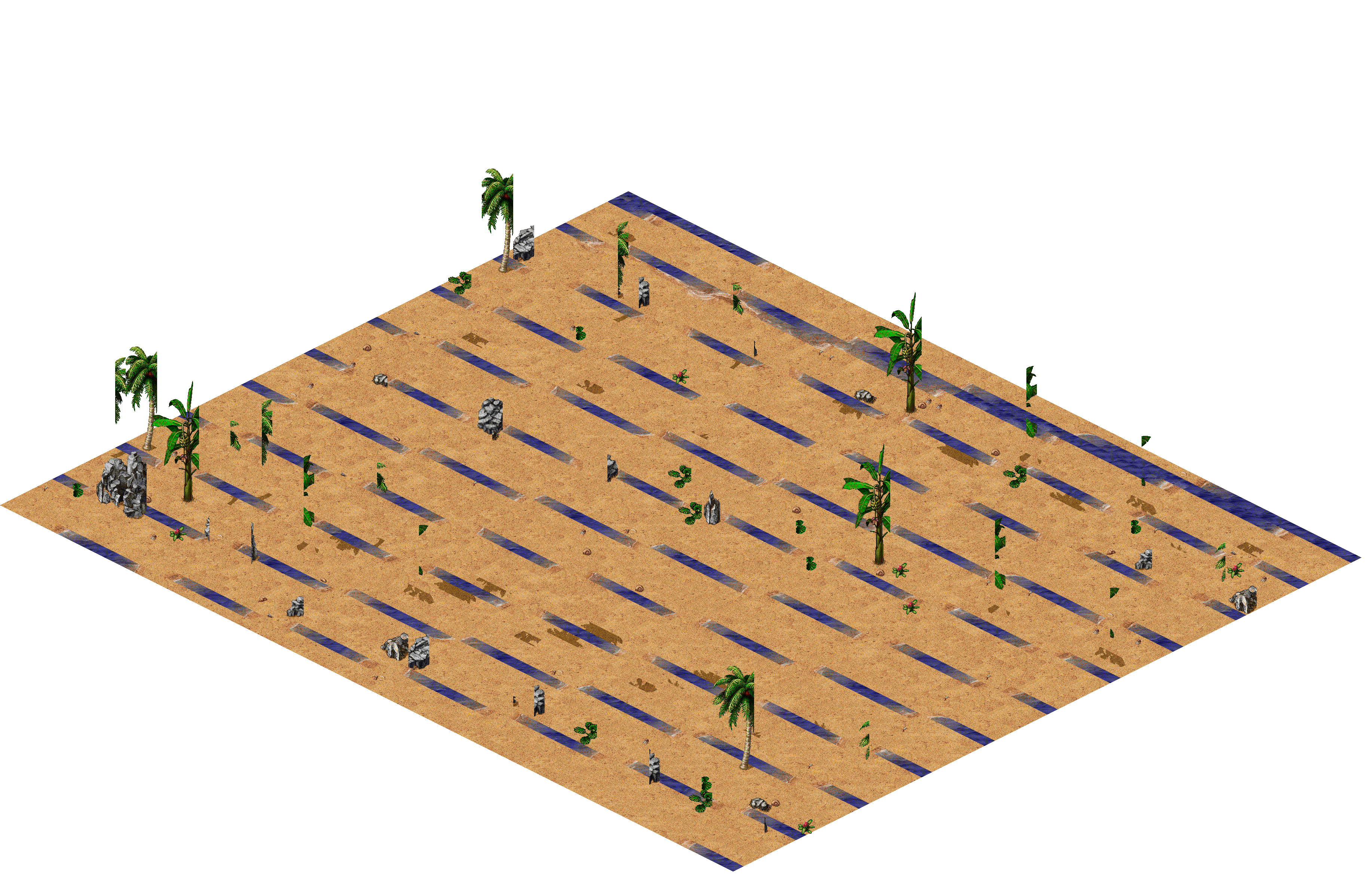 Map 6642 rendered terrain map