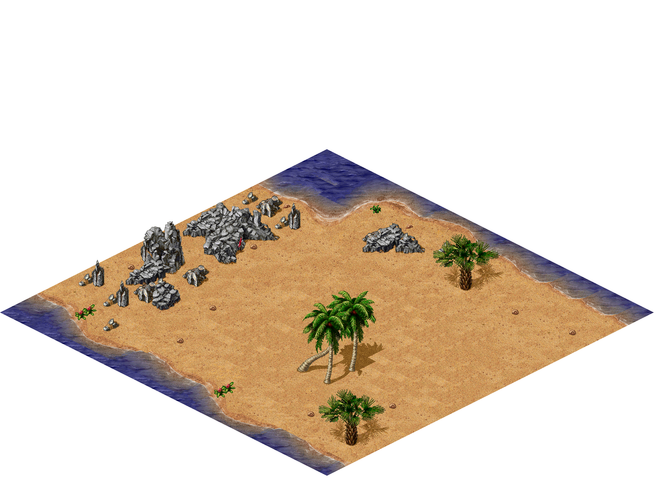 Lynith Beach Way Boss 3 rendered terrain map