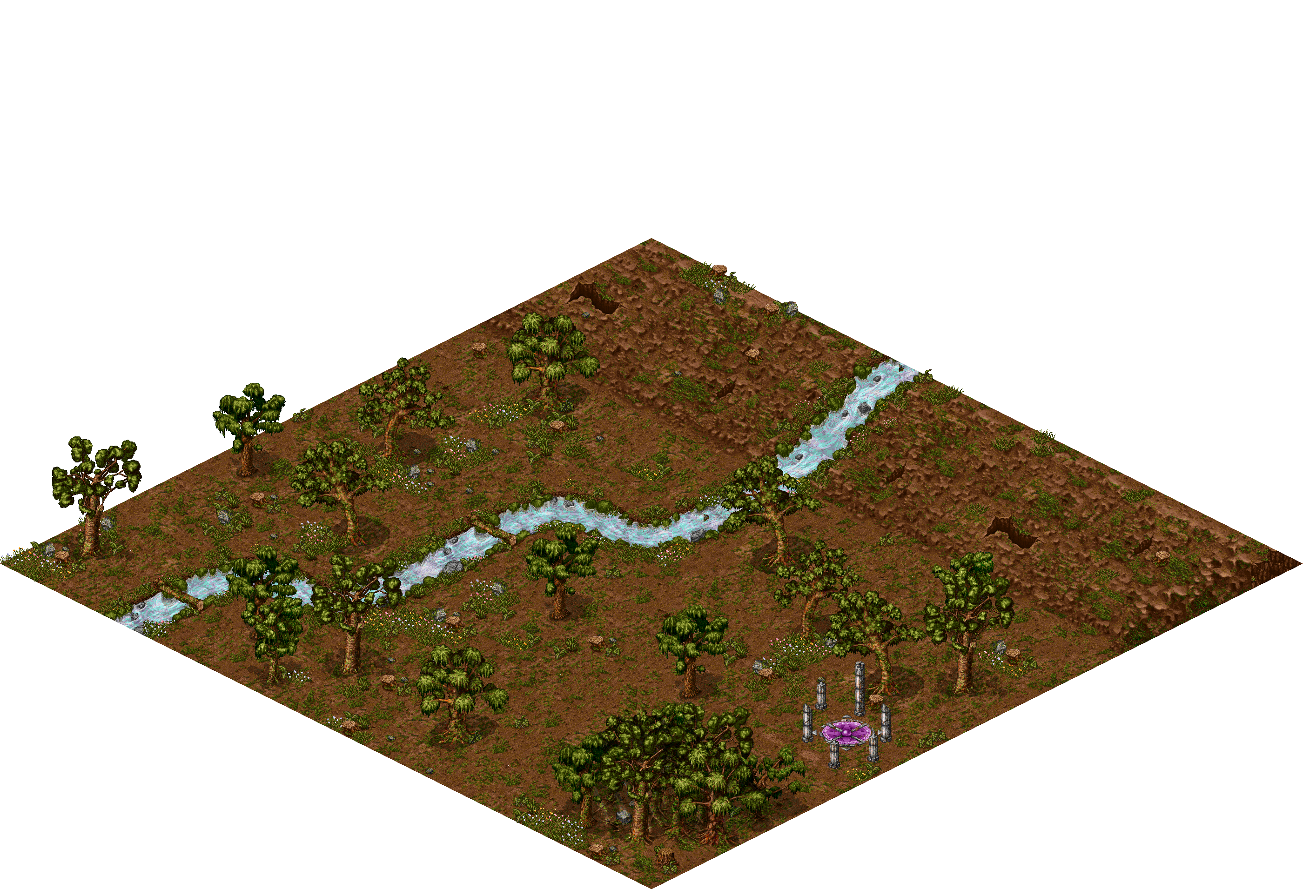 Oren Ruins Gateway3 rendered terrain map