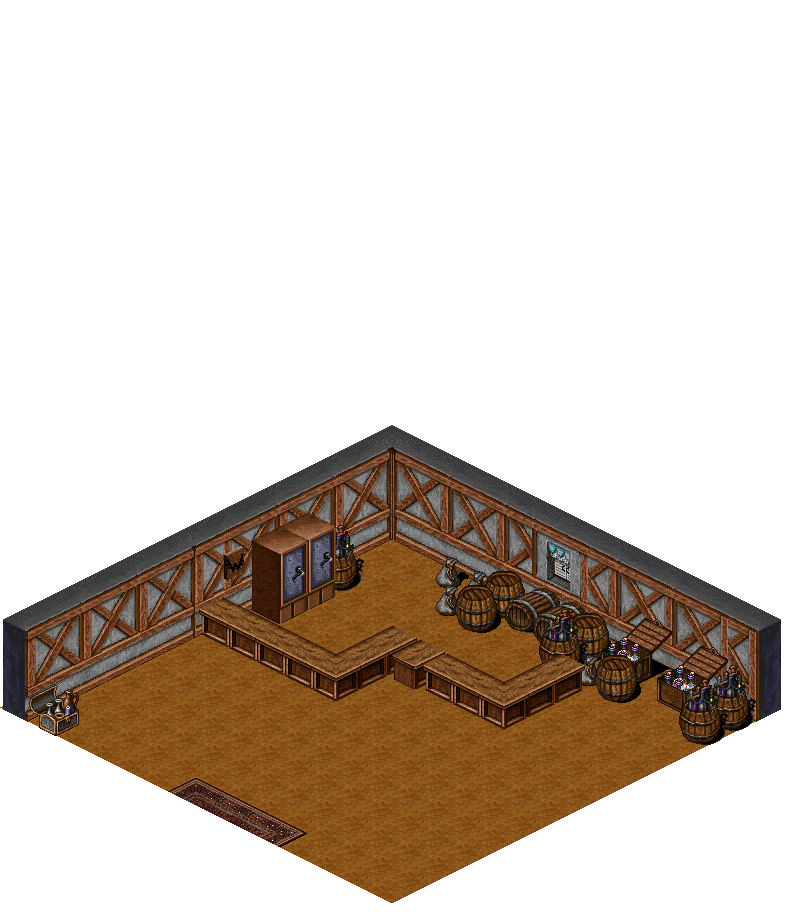 Loures Harbor Shop rendered terrain map
