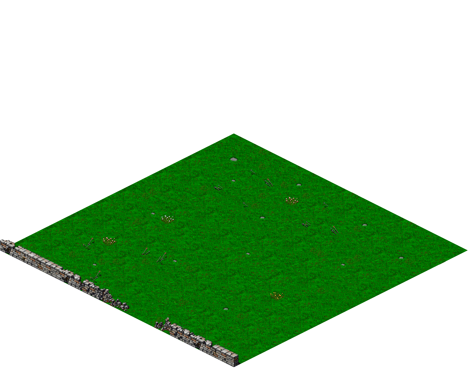 Grass Battle Field5 rendered terrain map