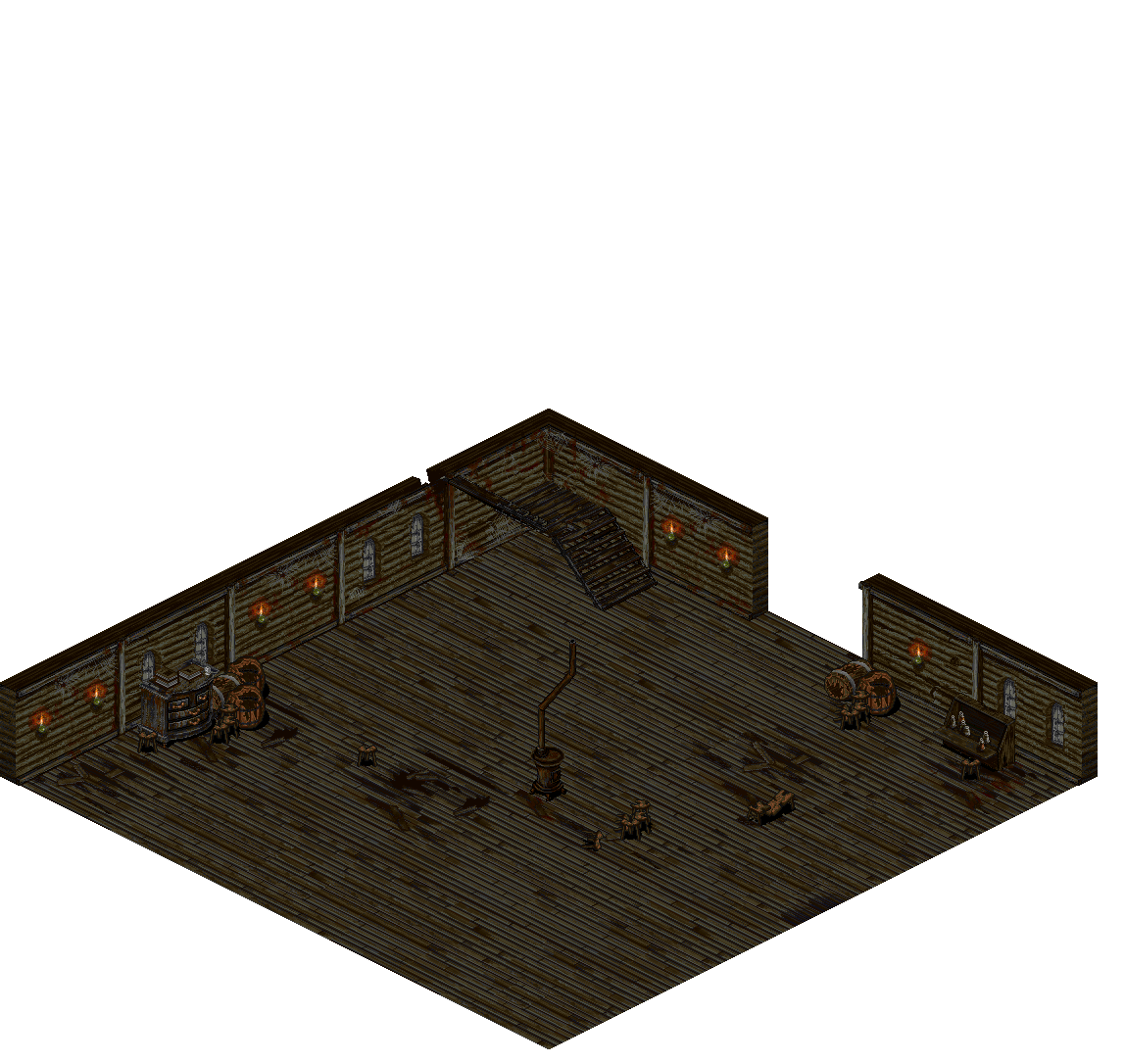 Guest House rendered terrain map