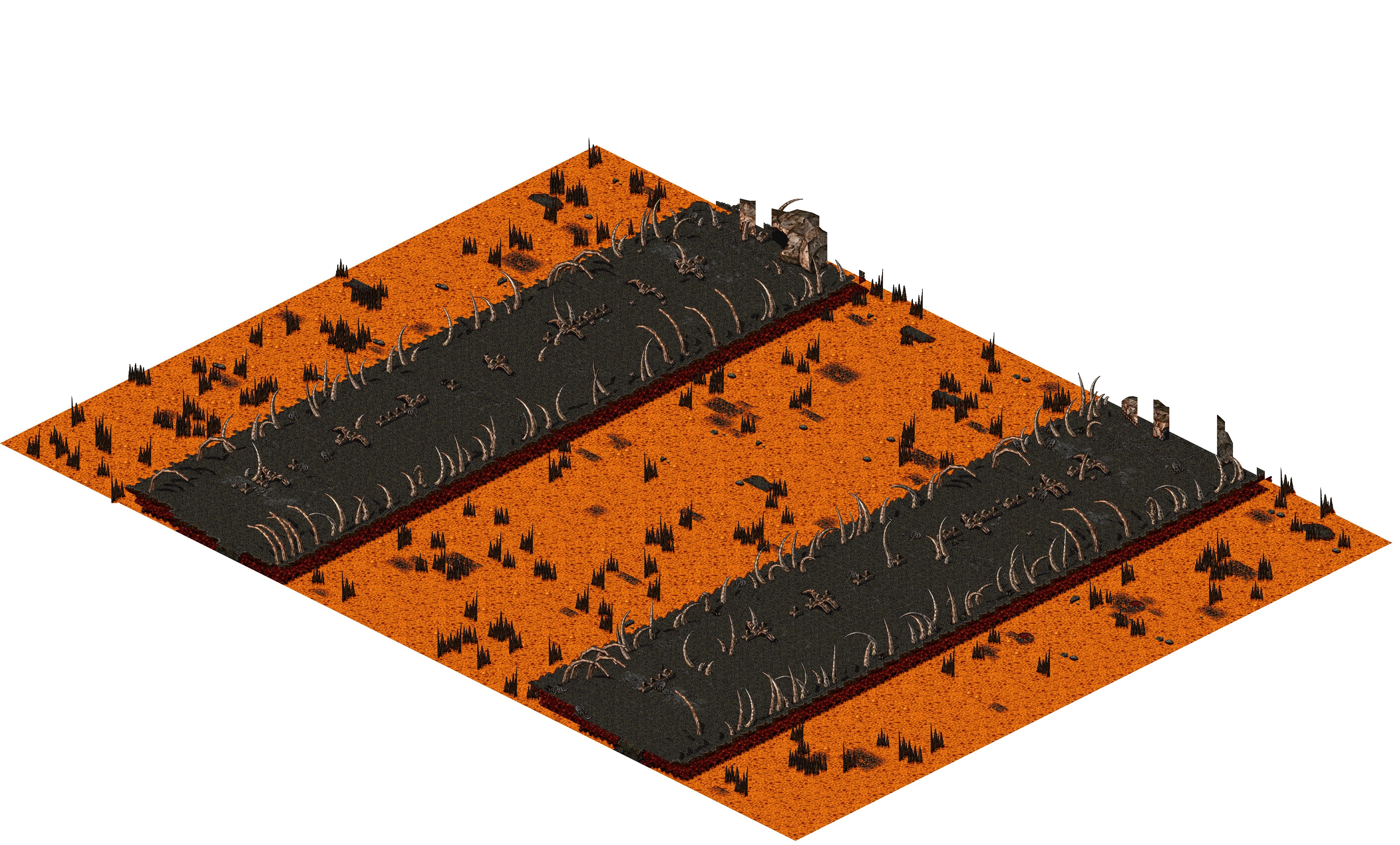 Map 7011 rendered terrain map