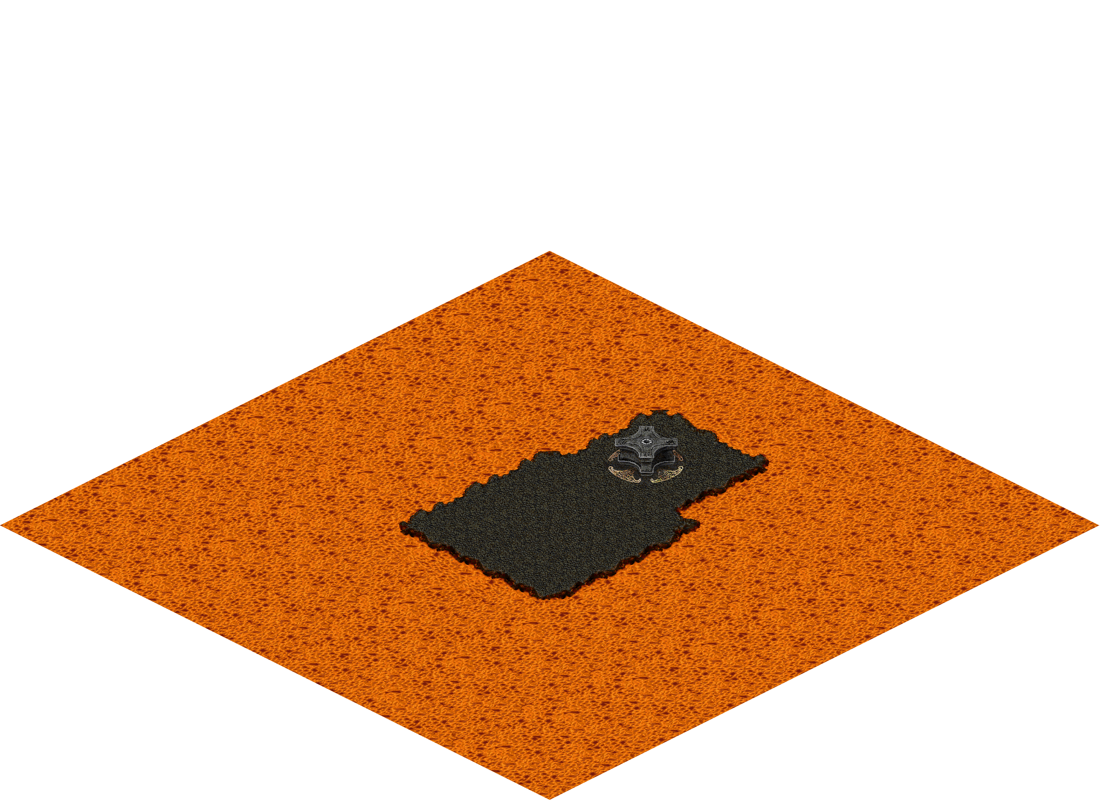 Map 7012 rendered terrain map
