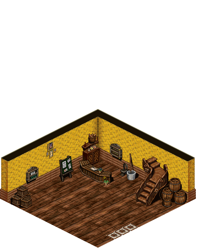 Lift Room rendered terrain map