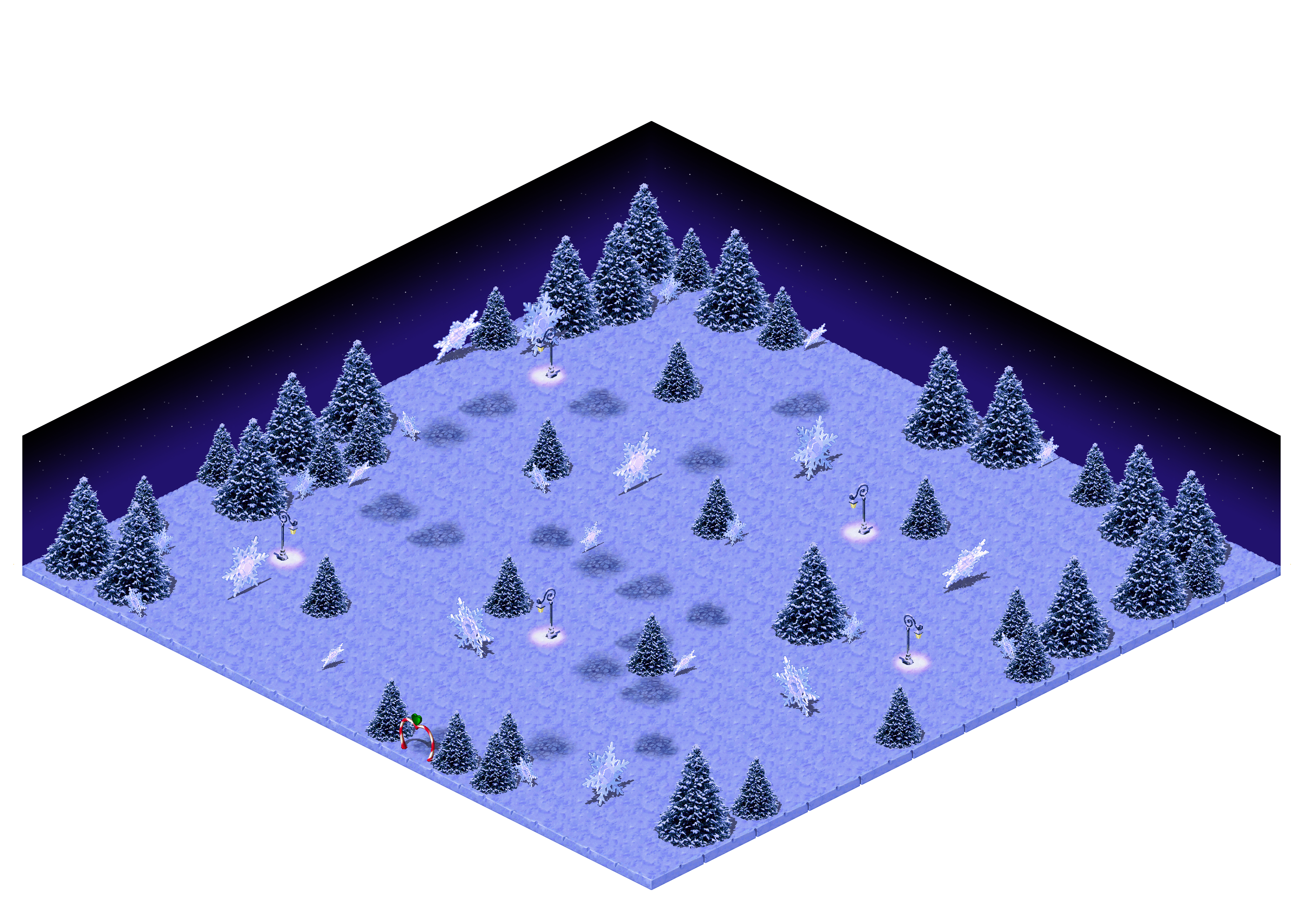 Map 7058 rendered terrain map