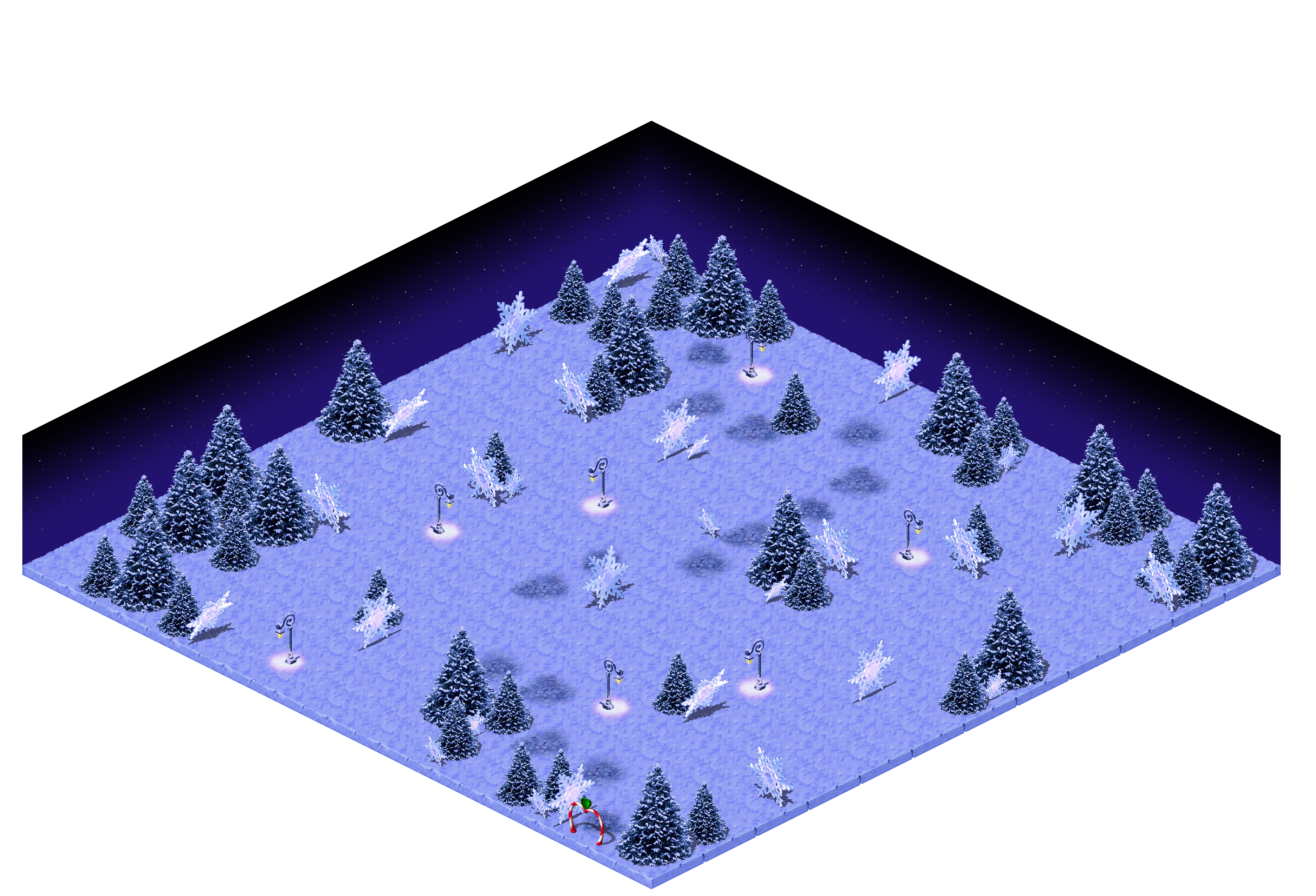Battle of Mount Merry rendered terrain map