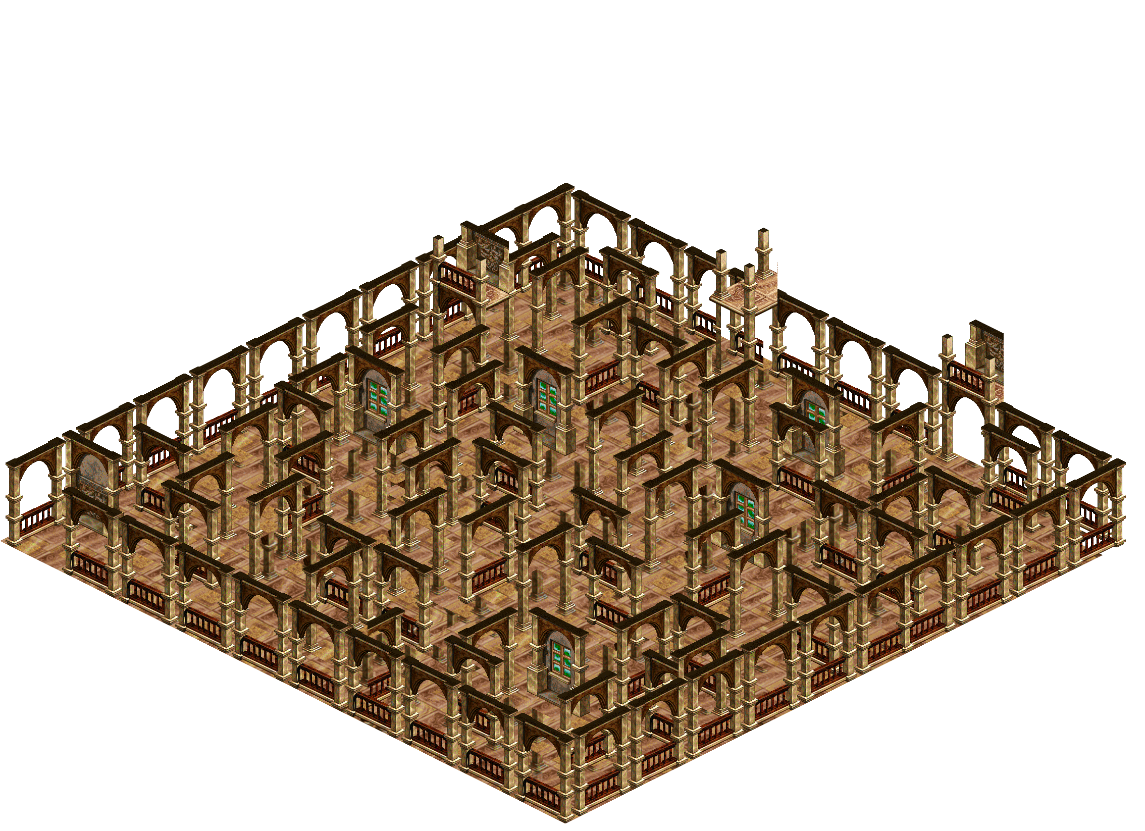Map 715 rendered terrain map
