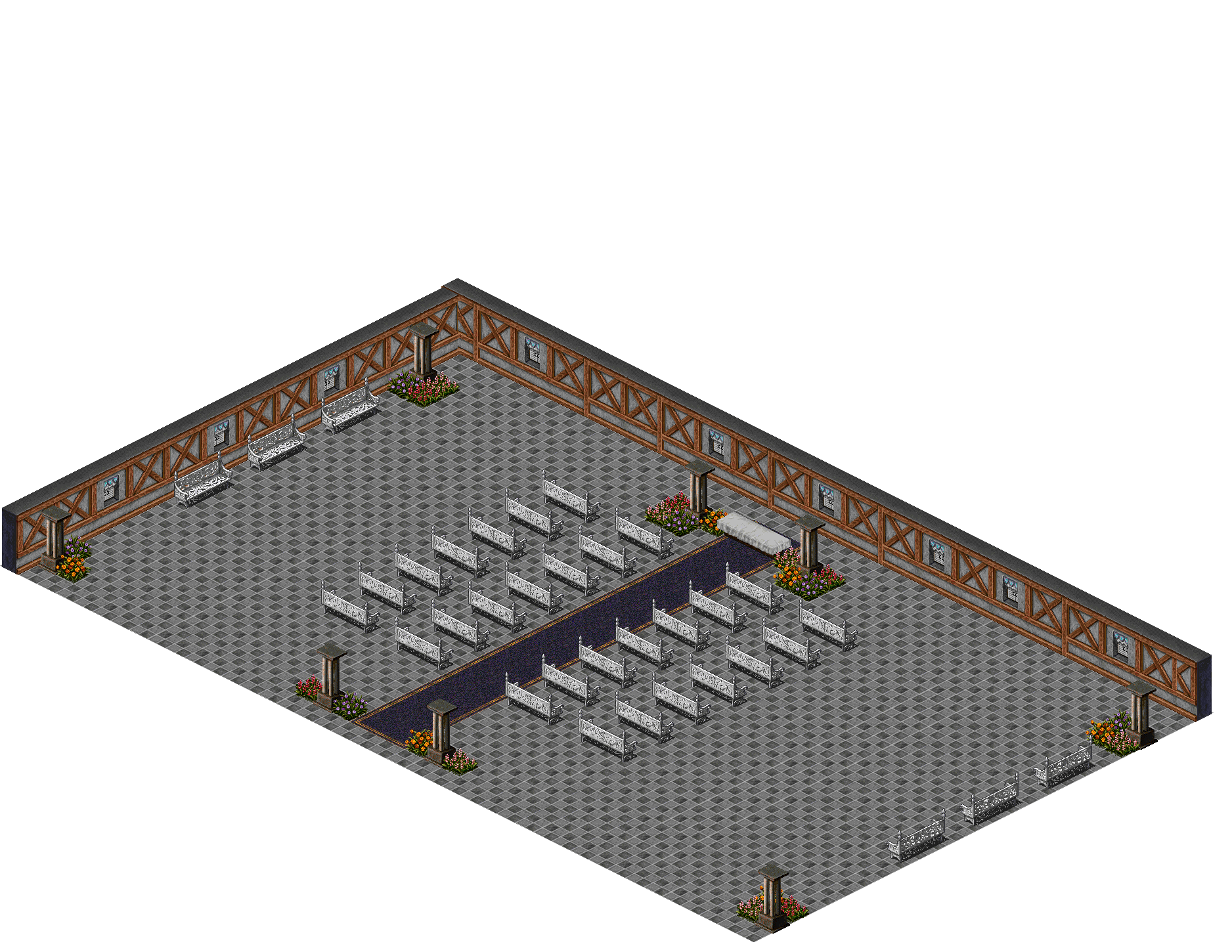 Rucesion Church rendered terrain map