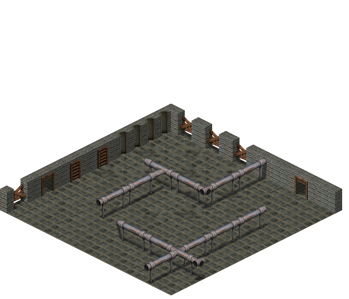 Loures Sewer Canal 9 rendered terrain map