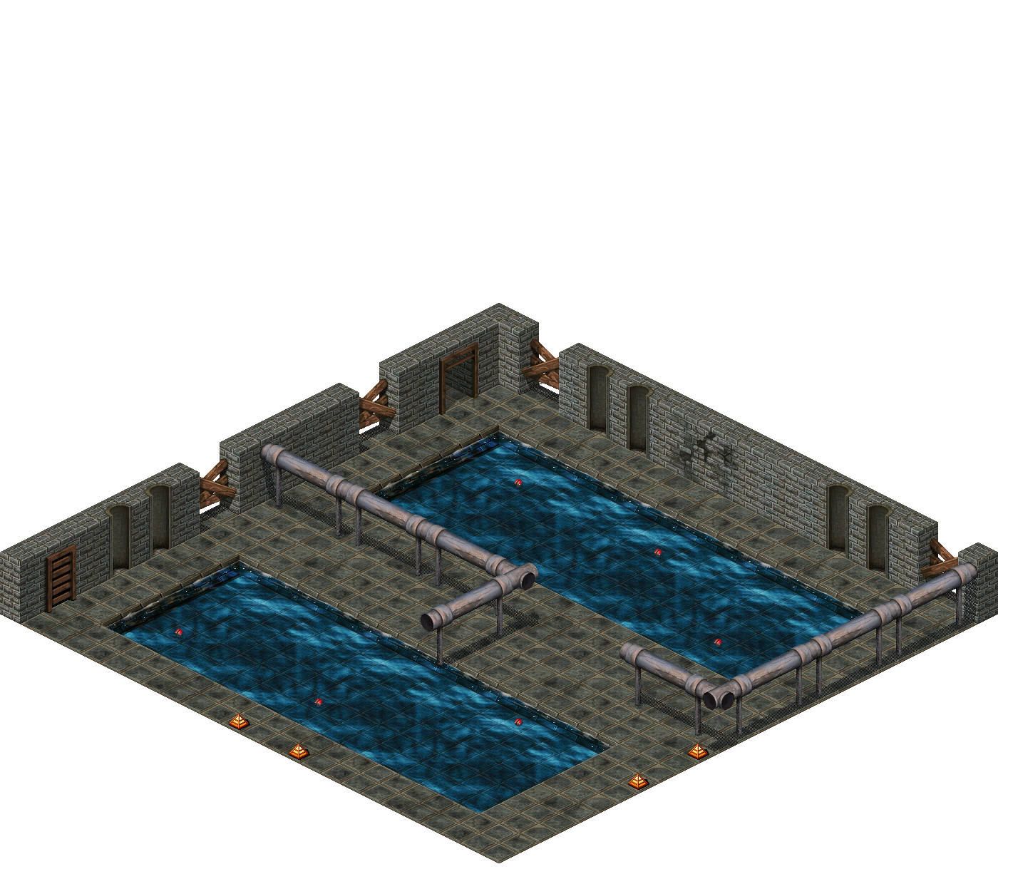 Loures Sewer Canal 11 rendered terrain map