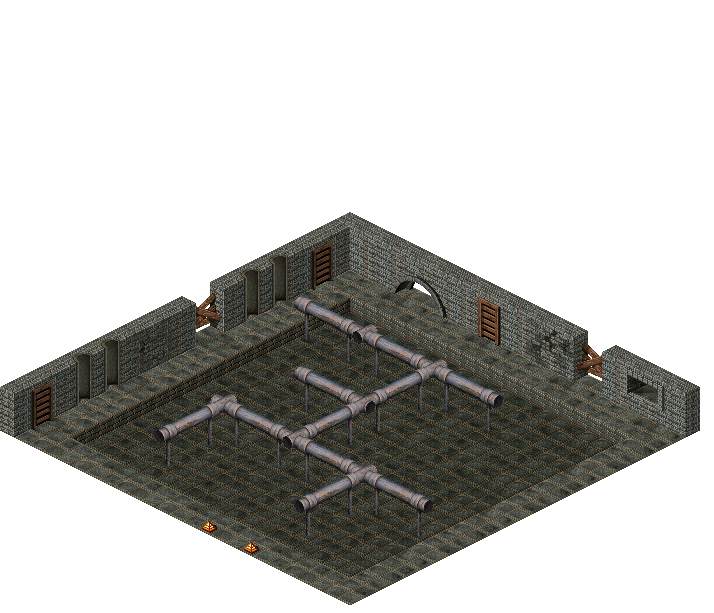 Loures Sewer Canal 14 rendered terrain map
