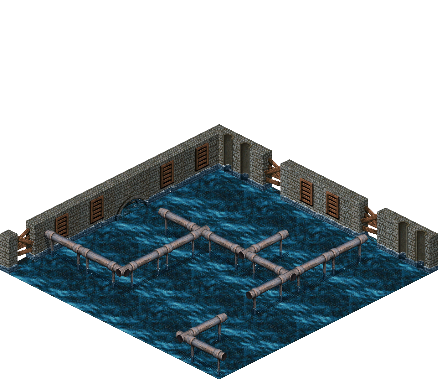Loures Sewer Canal 36 rendered terrain map