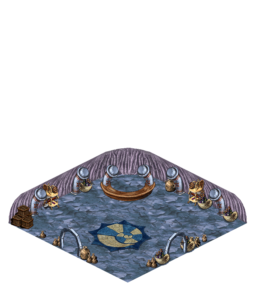 Shell Weapon Shop rendered terrain map
