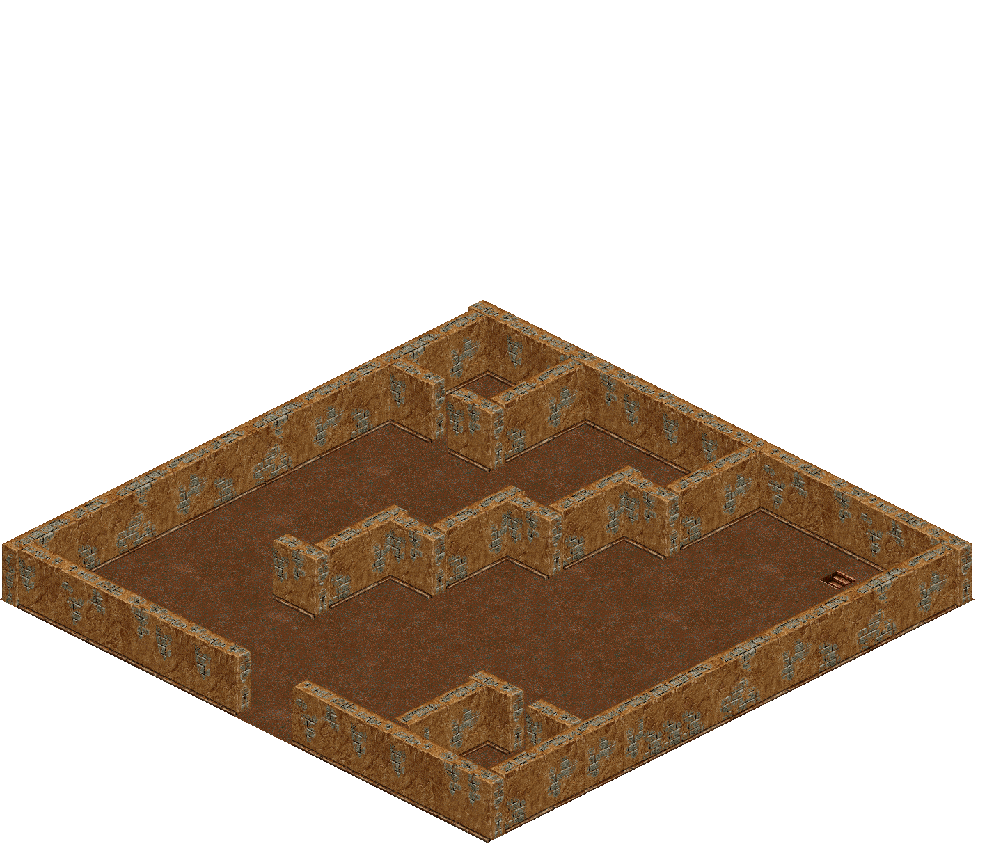 Blackstar Crypt 3 rendered terrain map