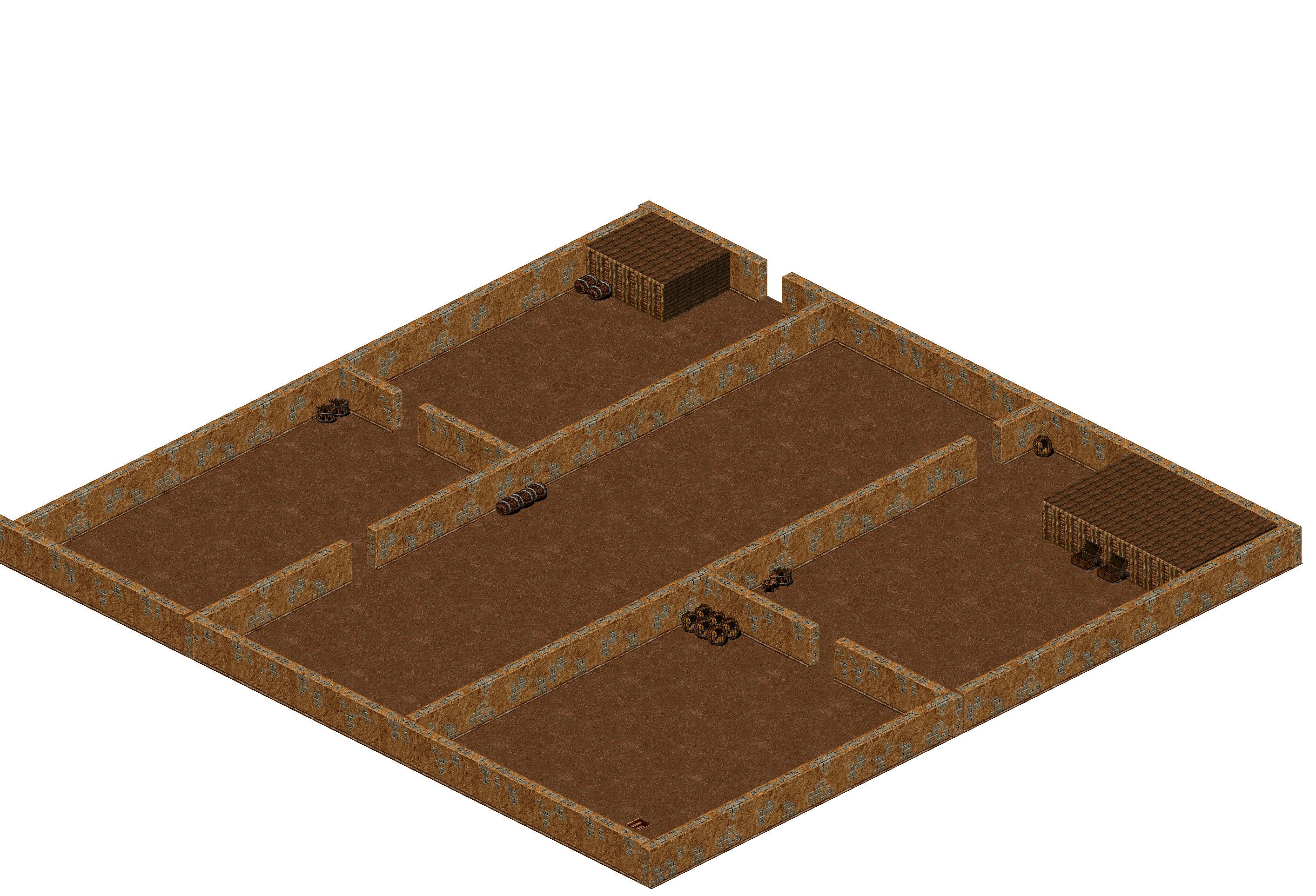 Blackstar Crypt 2 rendered terrain map