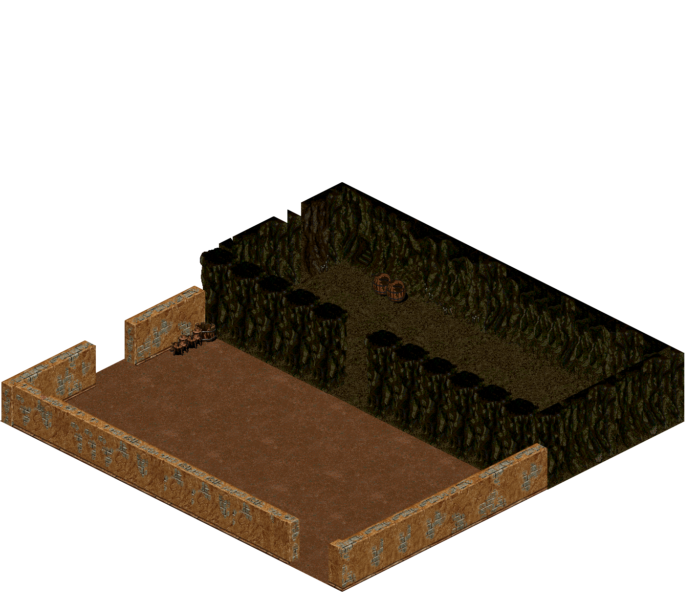 Blackstar Crypt 9 rendered terrain map