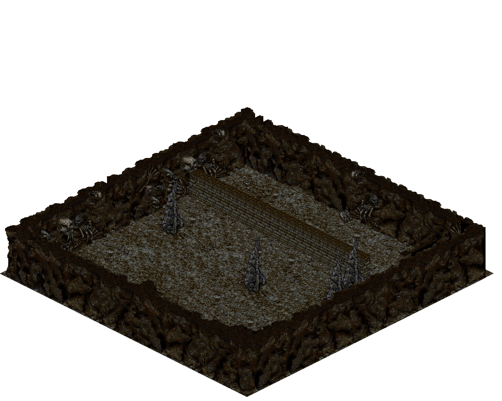 Blackstar Crypt 14 rendered terrain map