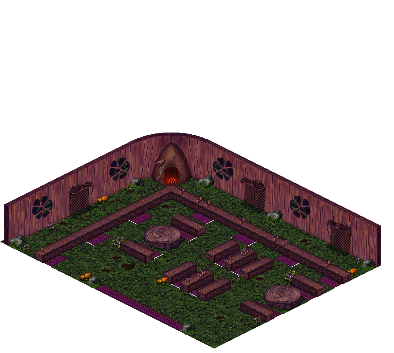 Aman Lounge rendered terrain map