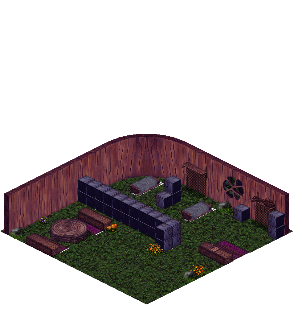 Luwella's House rendered terrain map