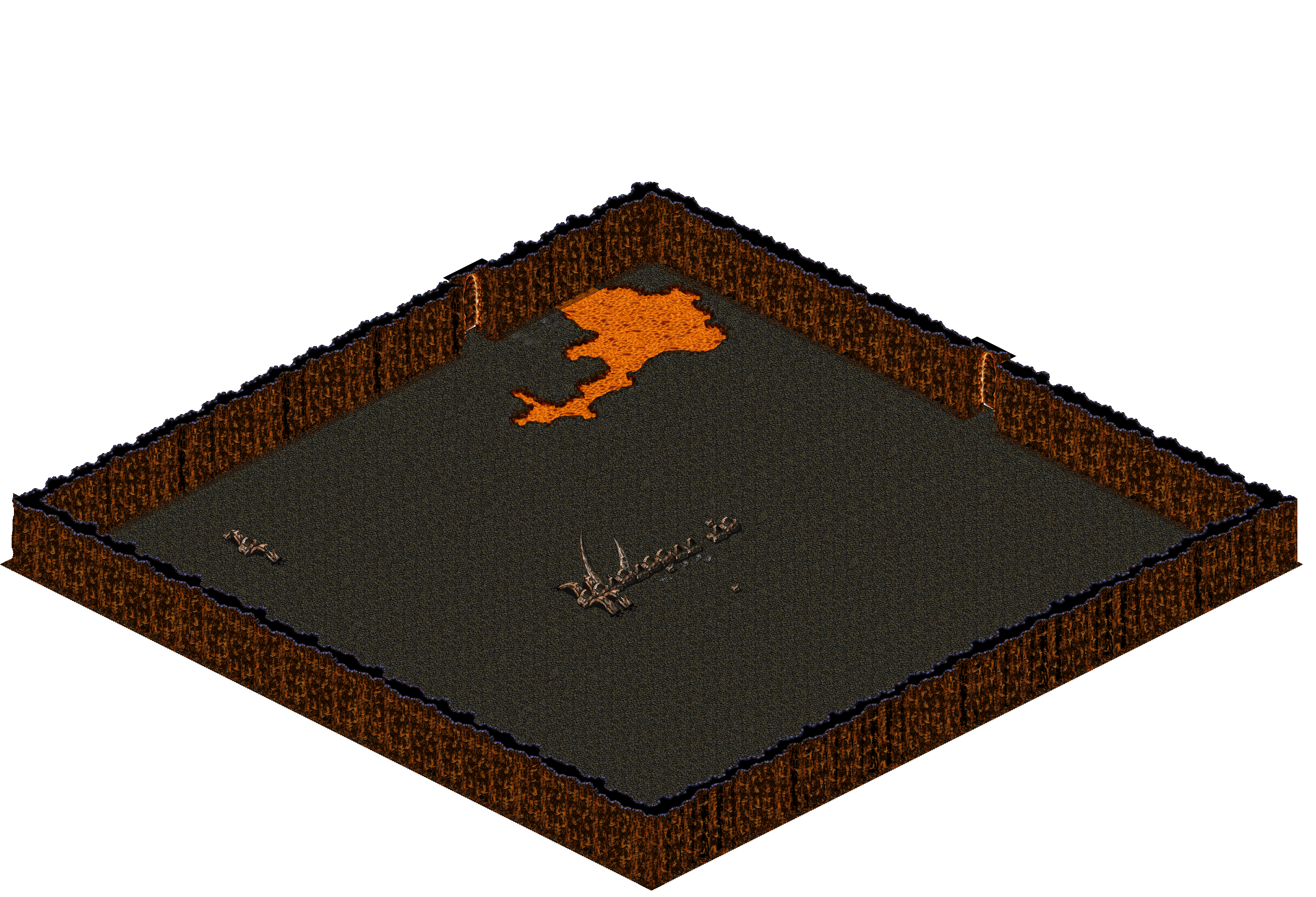 Chadul's Realm 9 rendered terrain map