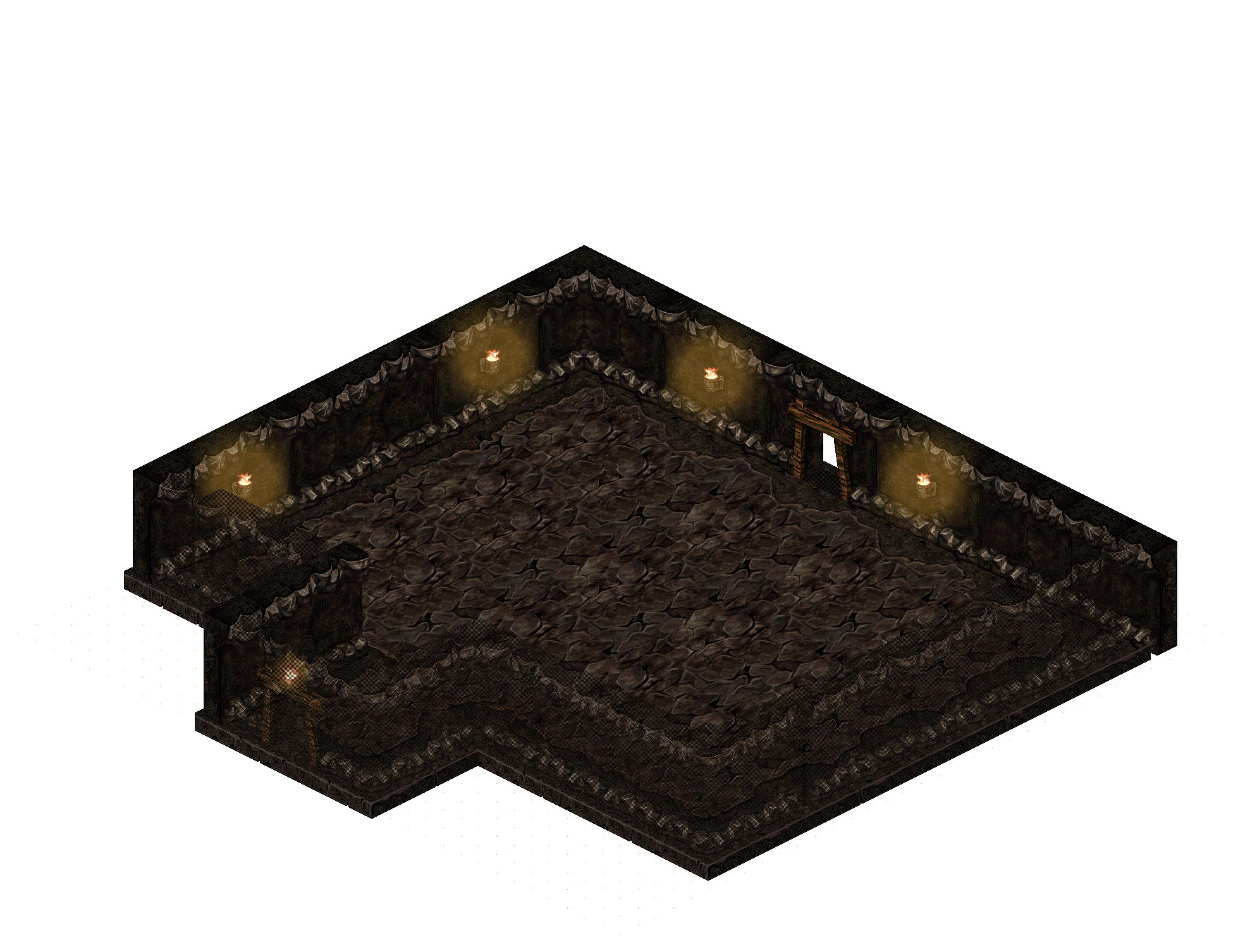 Assassin Dungeon 2 rendered terrain map