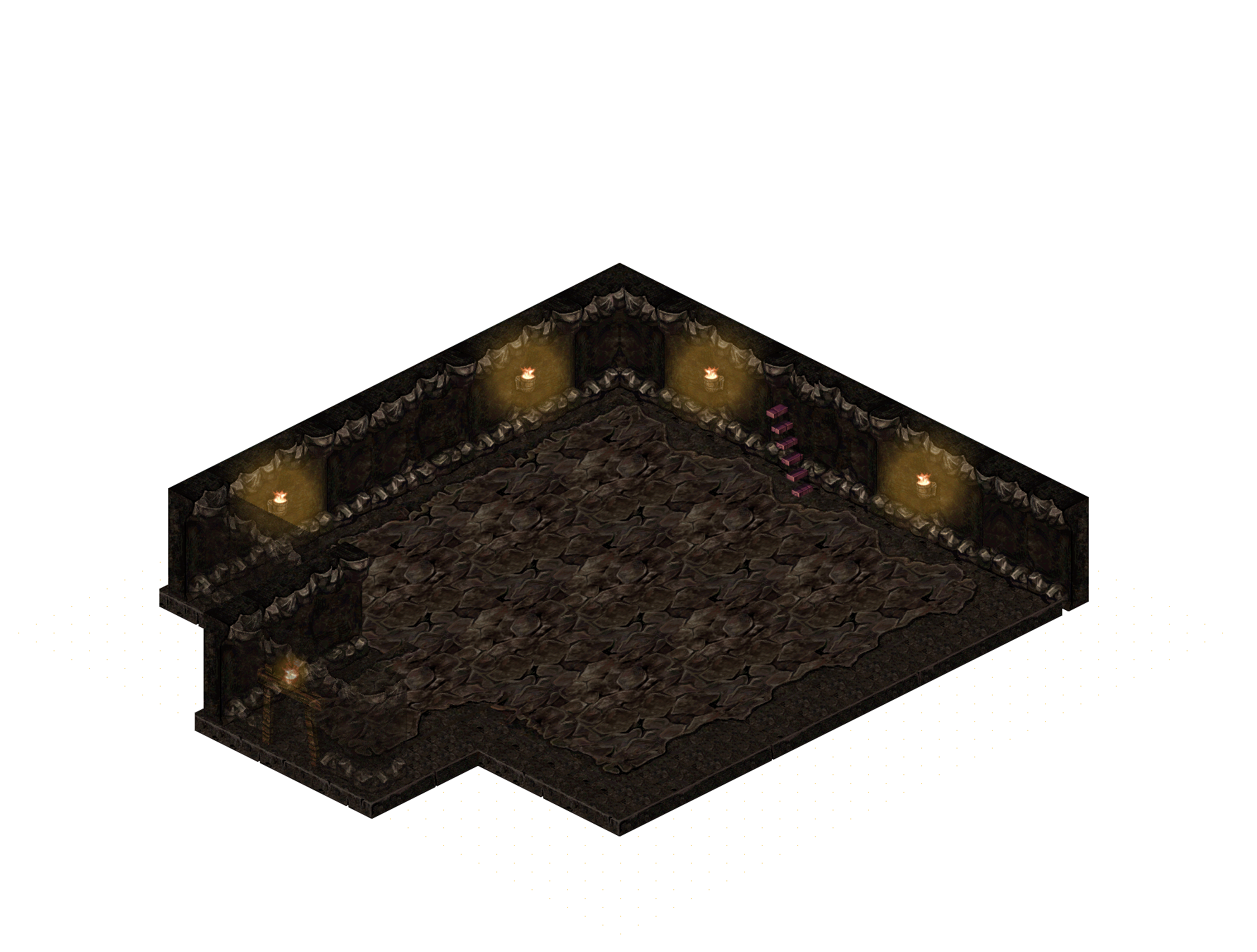 Assassin Dungeon 1 rendered terrain map