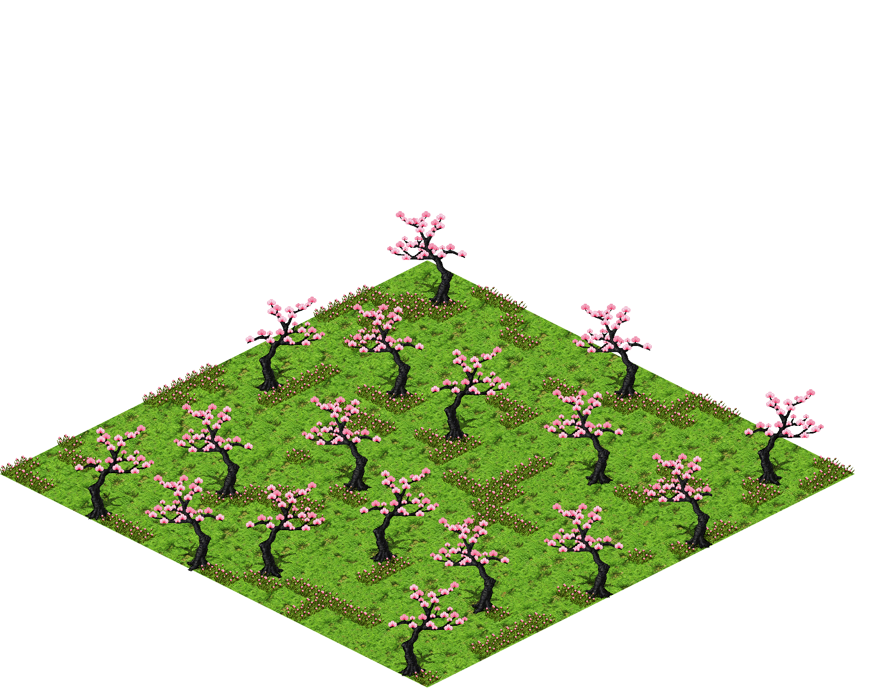 Insect Hunting Ground 3 rendered terrain map