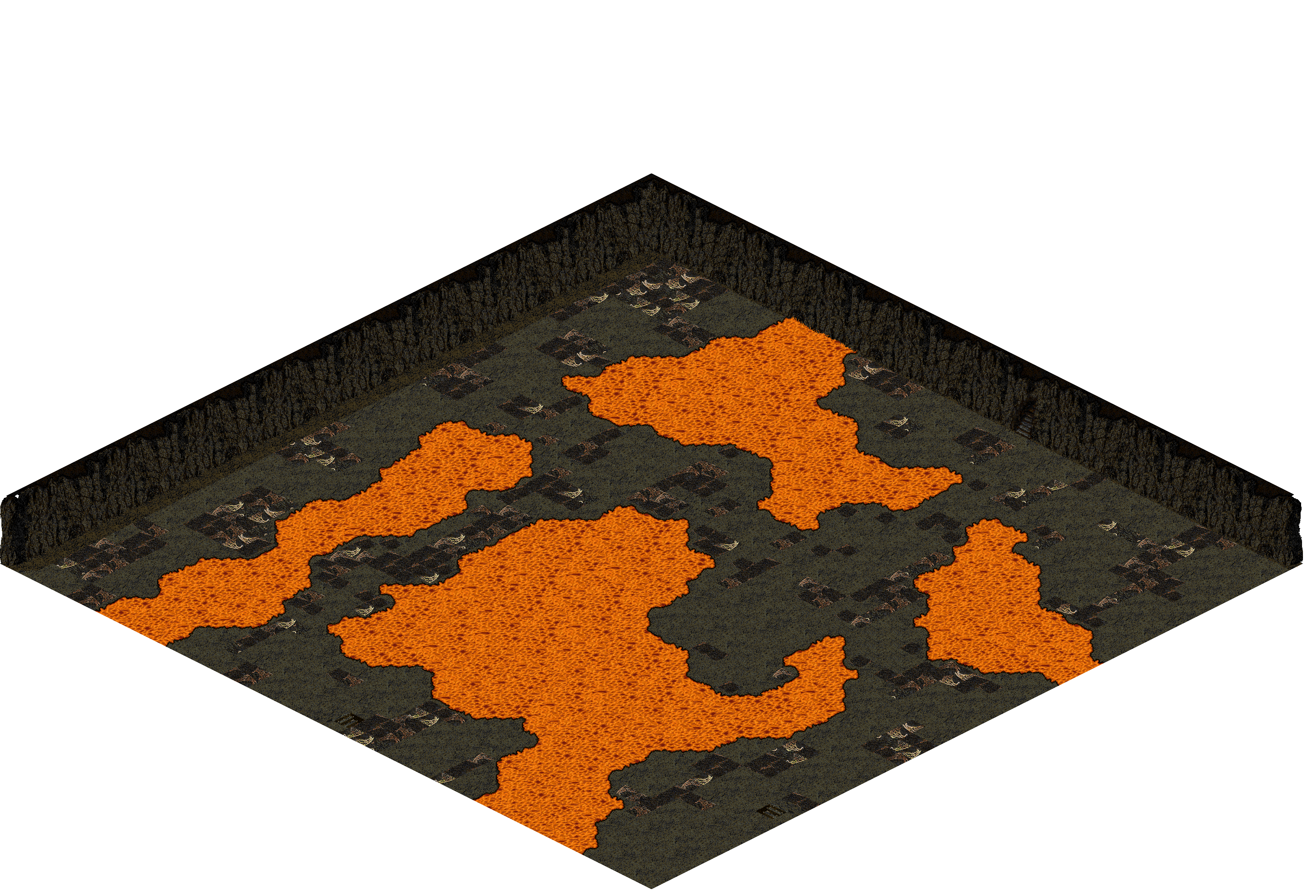 Plamit's Cave 9-2 rendered terrain map
