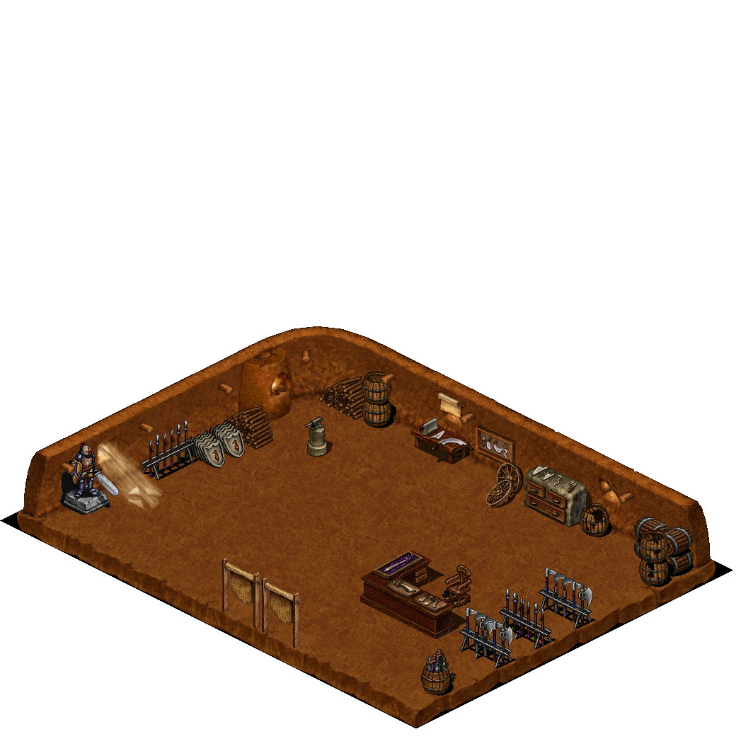 Plamit Armory rendered terrain map