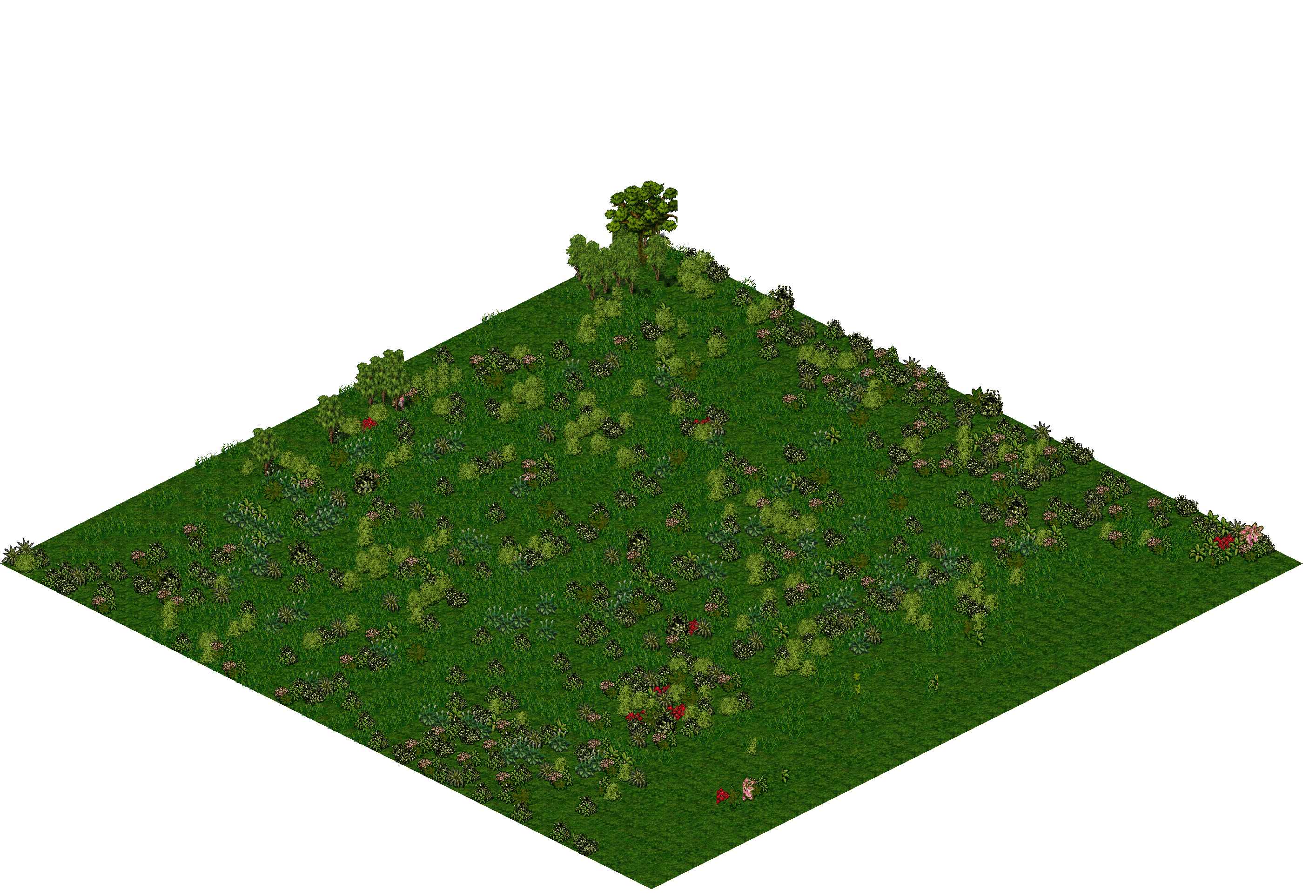 Grasslands 1 rendered terrain map