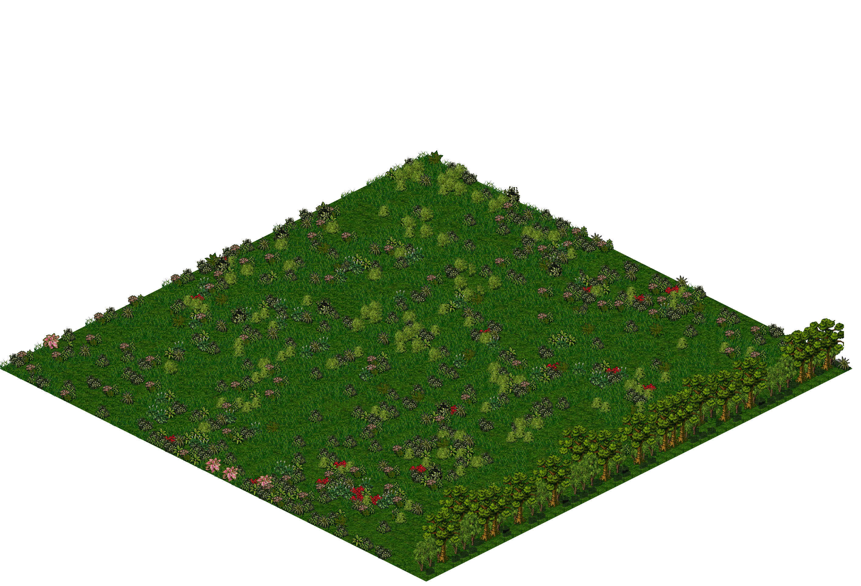 Grasslands 15 rendered terrain map